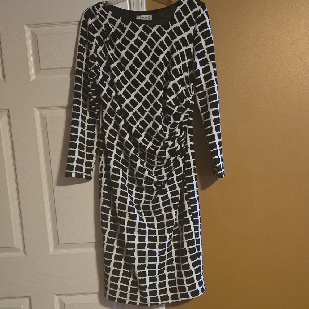Black and White  Dress